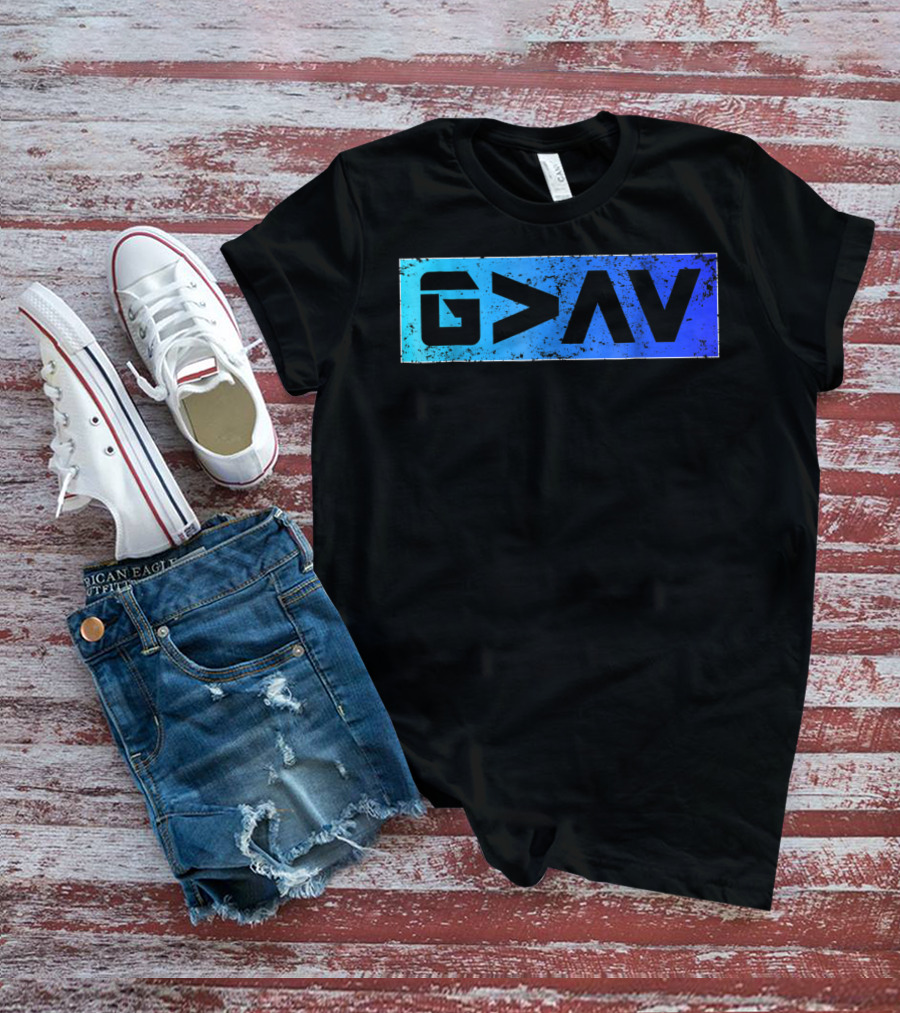 G>∧∨ Blue Gradient Spiritual T-Shirt