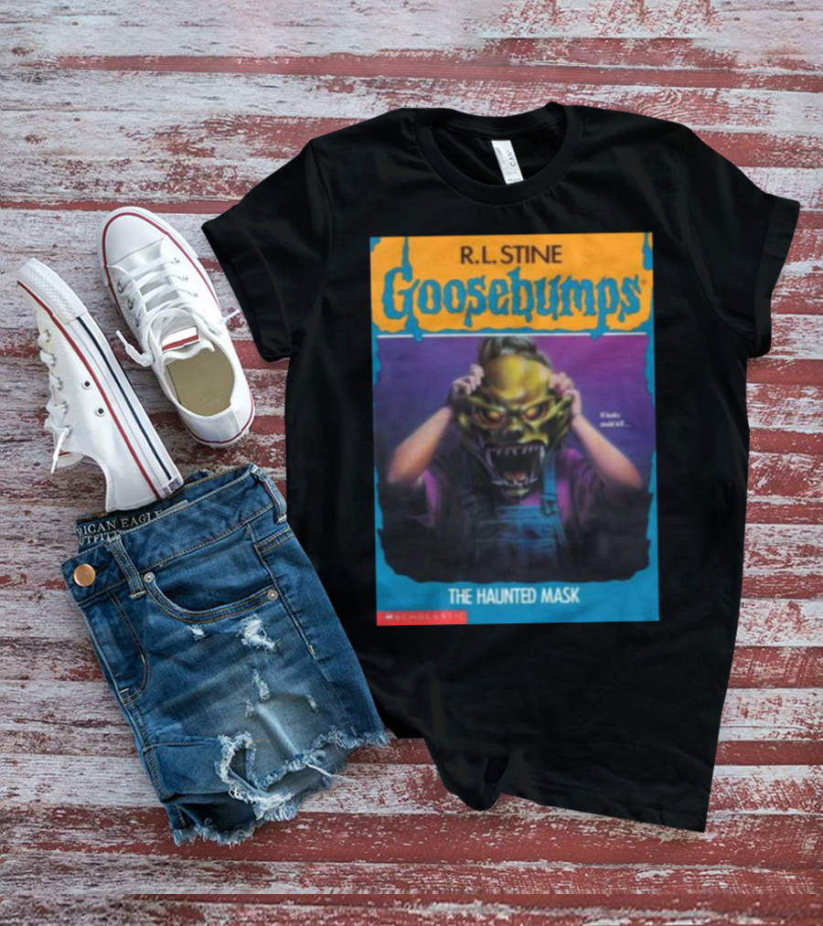 R.L. Stine Goosebumps The Haunted Mask If Looks Could Kill T-Shirt