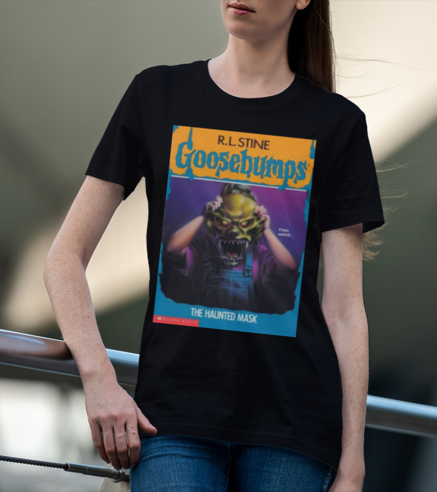 R.L. Stine Goosebumps The Haunted Mask If Looks Could Kill T-Shirt