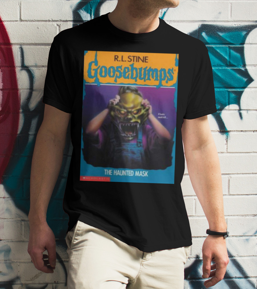 R.L. Stine Goosebumps The Haunted Mask If Looks Could Kill T-Shirt