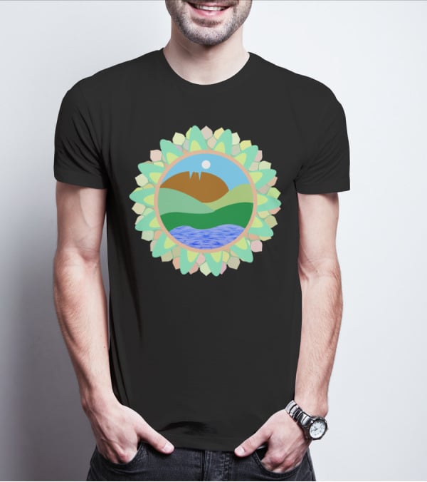 Horsetooth Rock Fort Collins Colorado Co Scenic Mountain Lake Sunburst T-Shirt