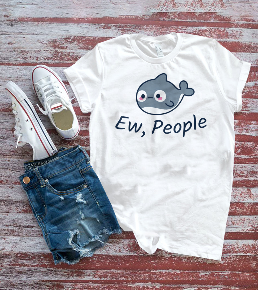 Ew People Kawaii Orca Whale T-Shirt