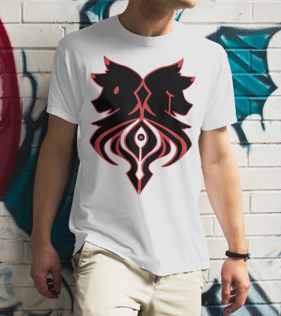 Aaron Lycan Twin Wolf Emblem T-Shirt