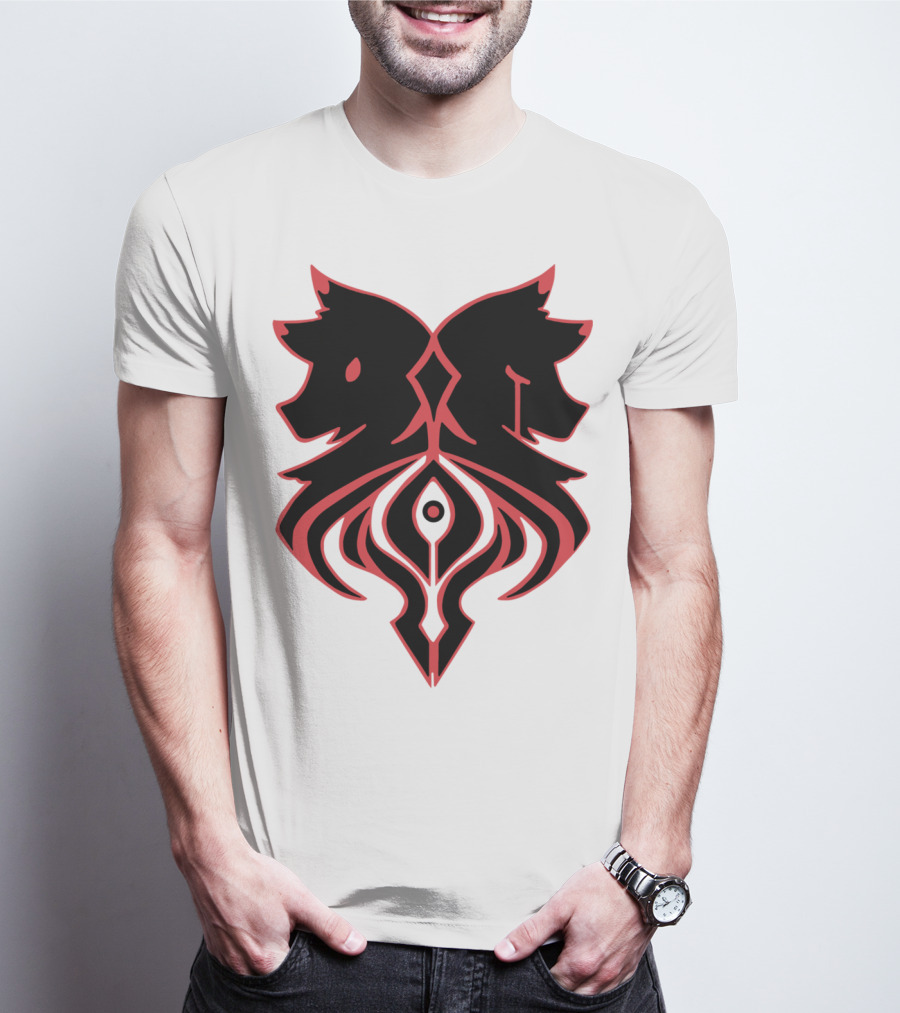 Aaron Lycan Twin Wolf Emblem T-Shirt