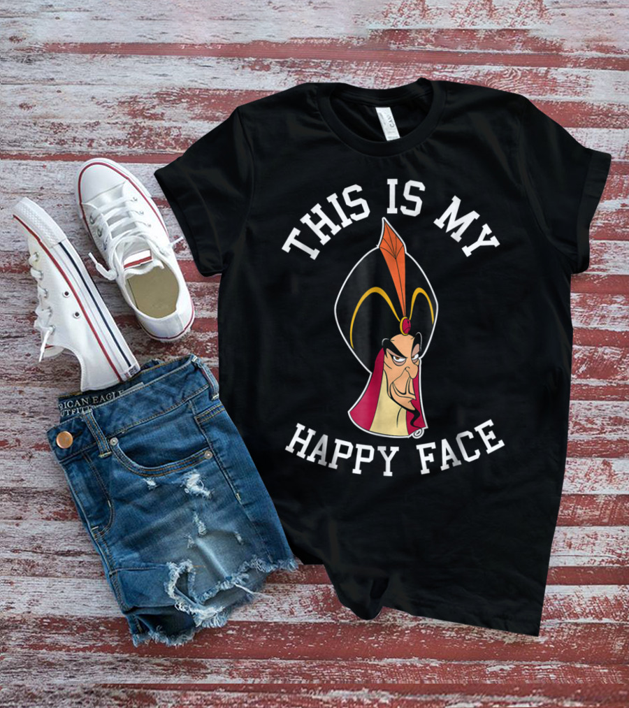 THIS IS MY HAPPY FACE DISNEY JAFAR T-Shirt