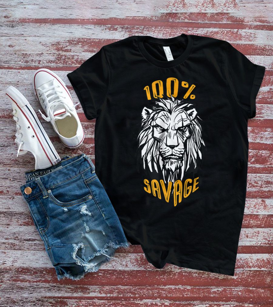 Disney The Lion King Scar 100% Savage Live Action T-Shirt