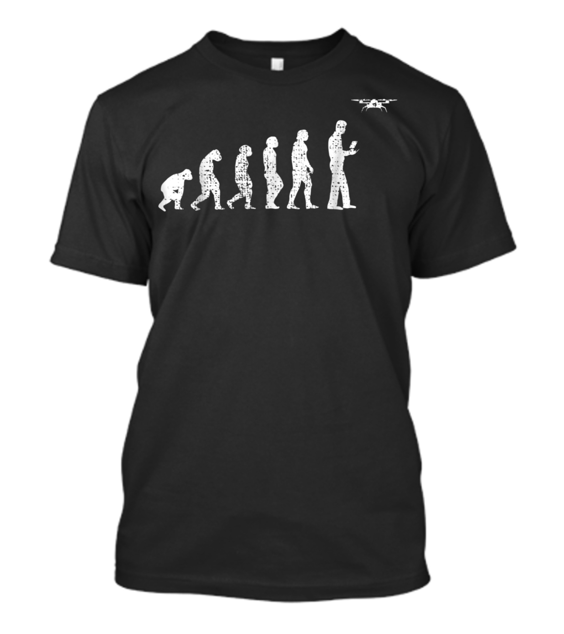 Drone Pilot Evolution Vintage T-Shirt