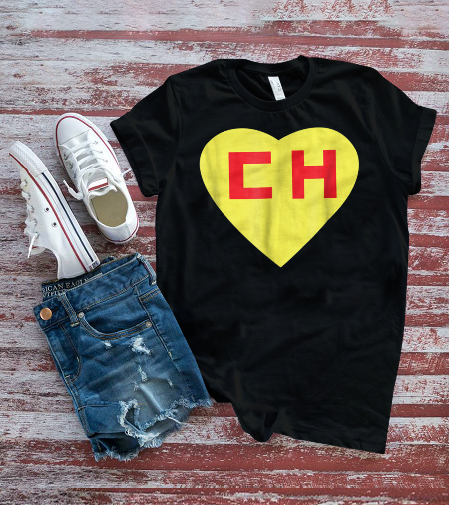 CH Heart El Chapulin Mexican Super Hero Colorado T-Shirt