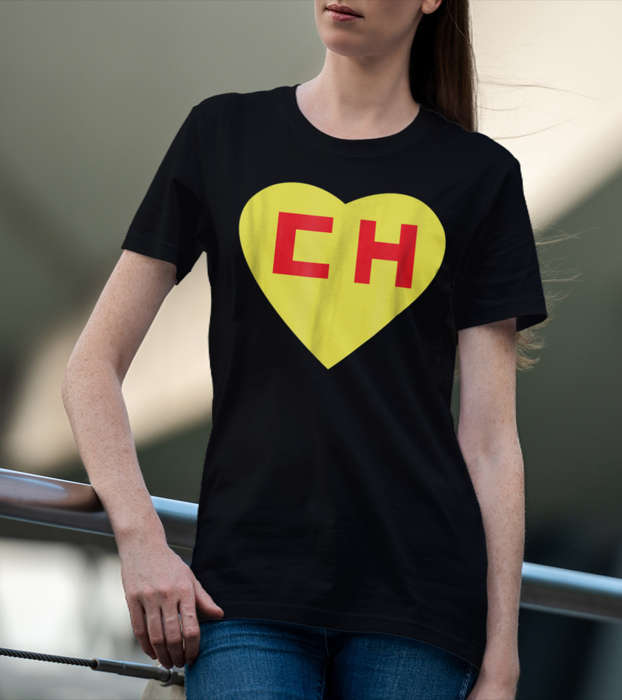 CH Heart El Chapulin Mexican Super Hero Colorado T-Shirt