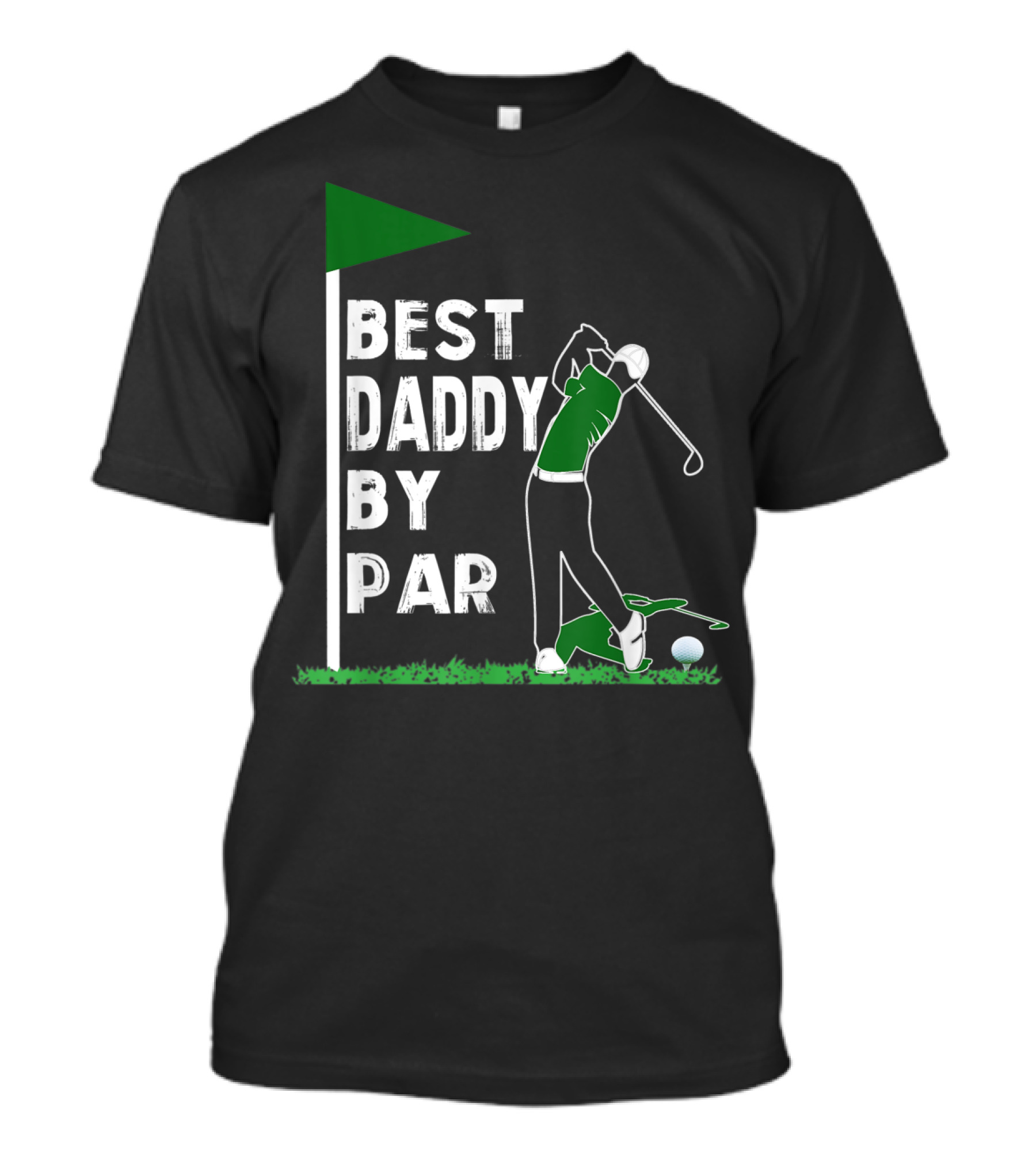 Best Daddy By Par Funny Golf Lover Father's Day T-Shirt