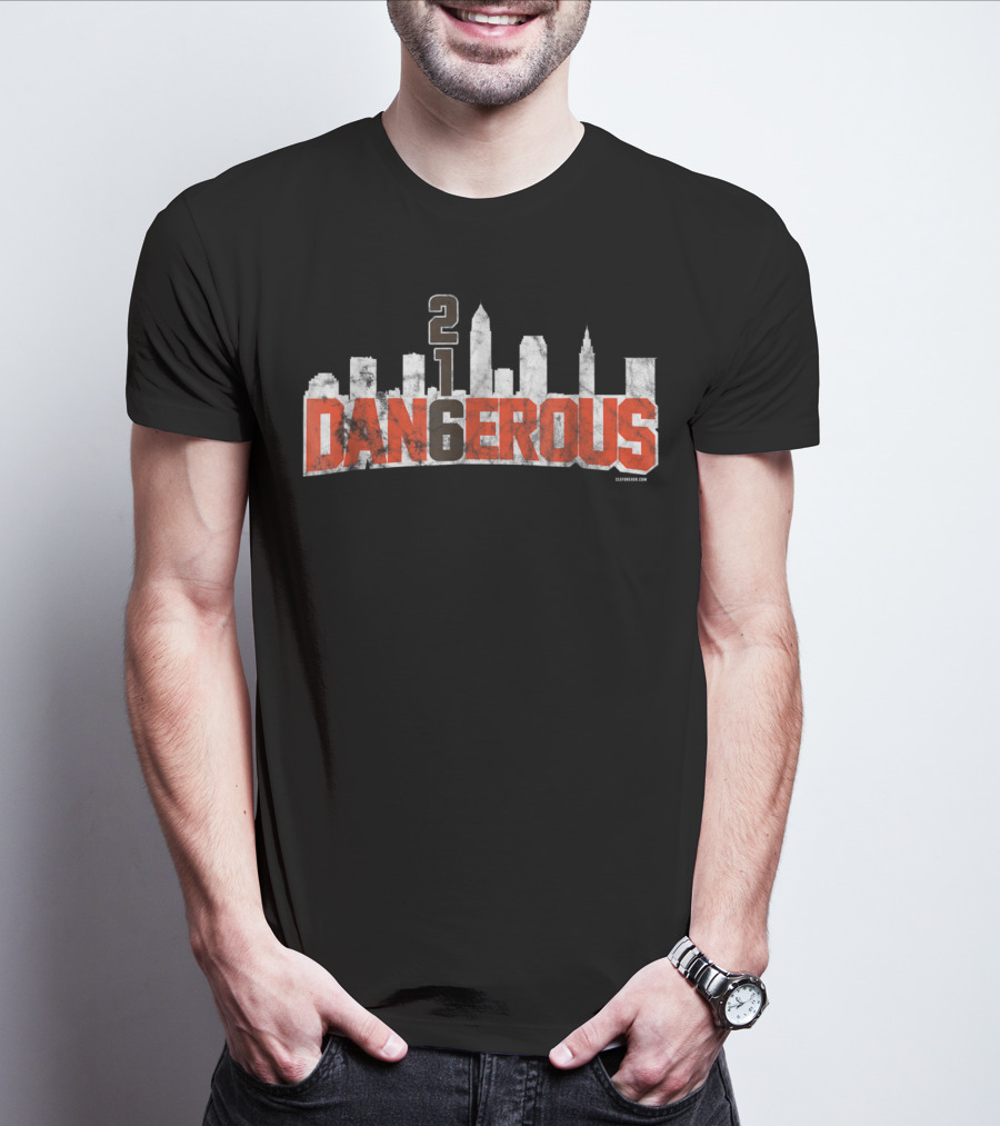 Football Cleveland 216 Dangerous Skyline Feeling T-Shirt