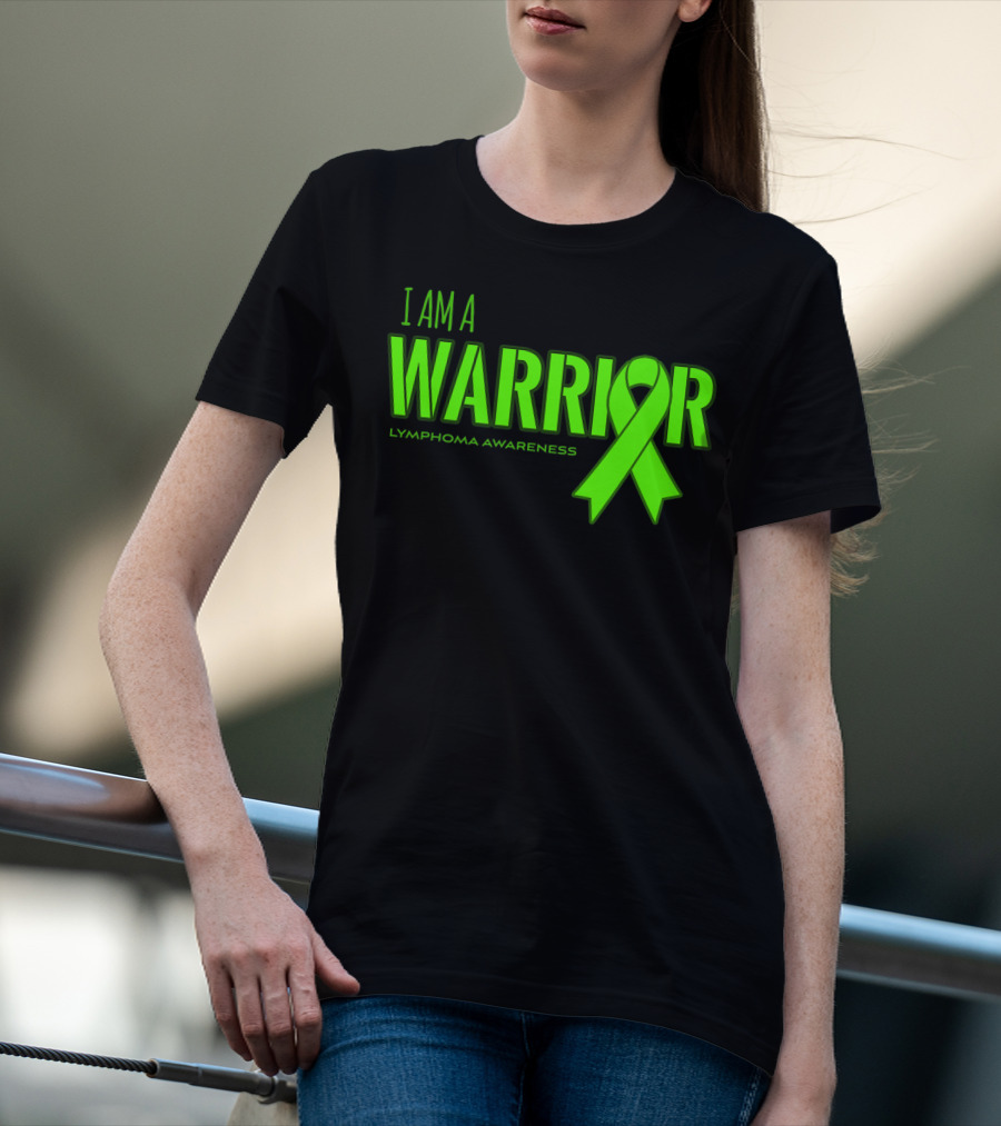 I Am A Warrior Lymphoma Awareness T-Shirt
