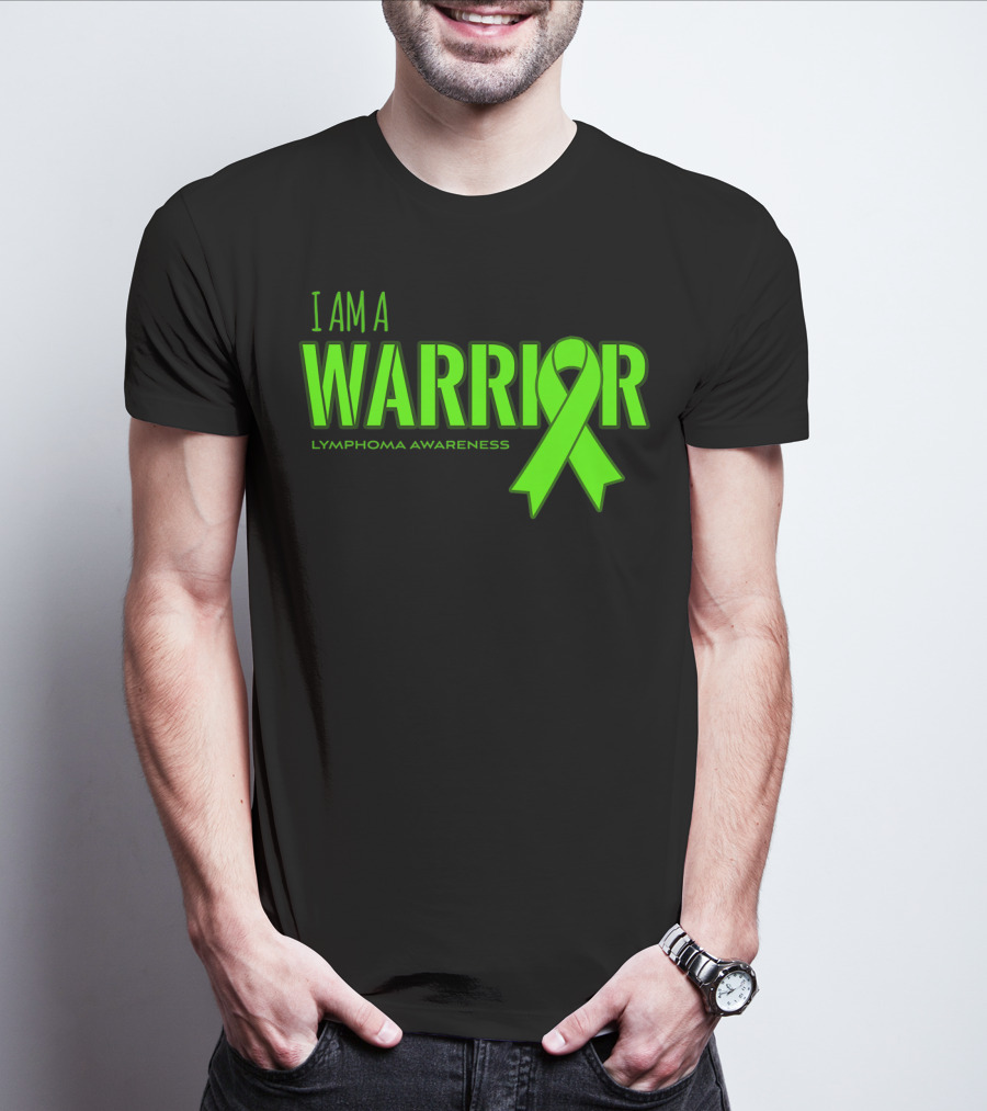 I Am A Warrior Lymphoma Awareness T-Shirt