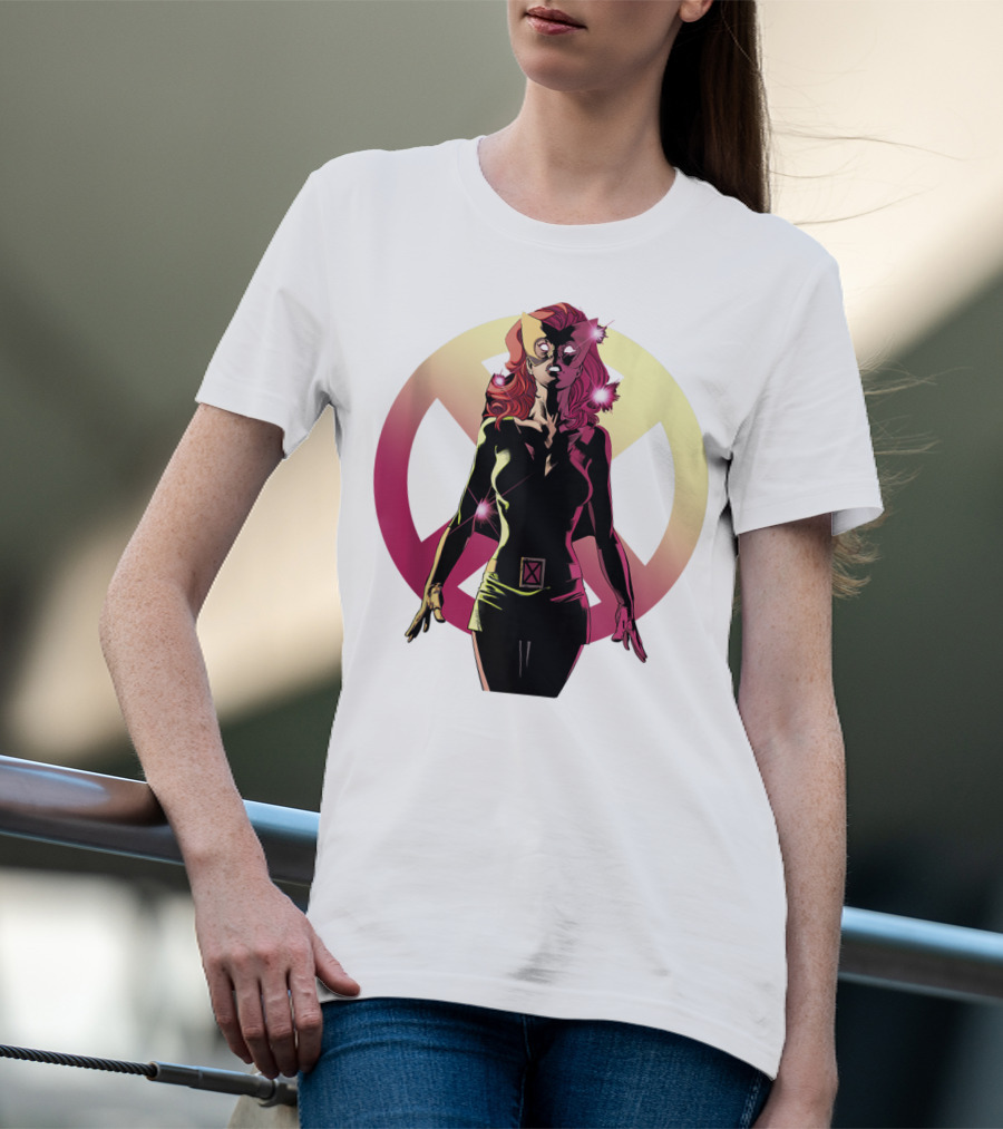 Marvel Phoenix Gradient X Men Jean Grey T-Shirt