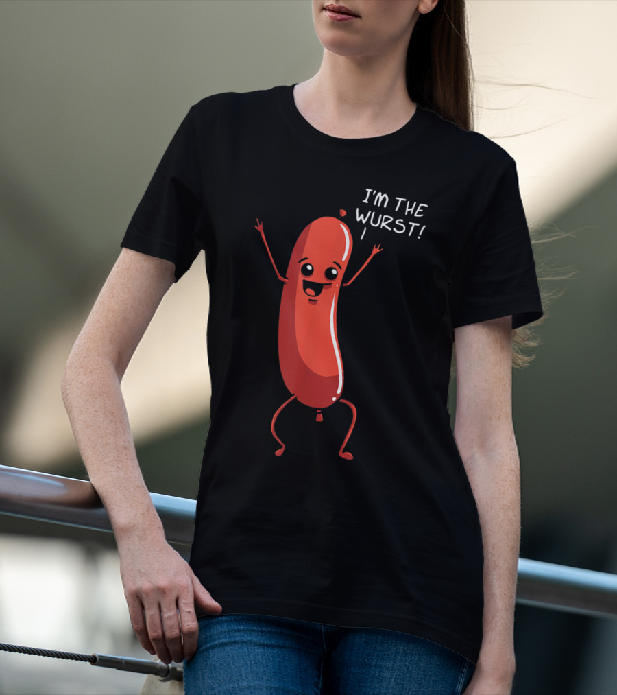 Oktoberfest I'm The Wurst Happy Sausage T-Shirt