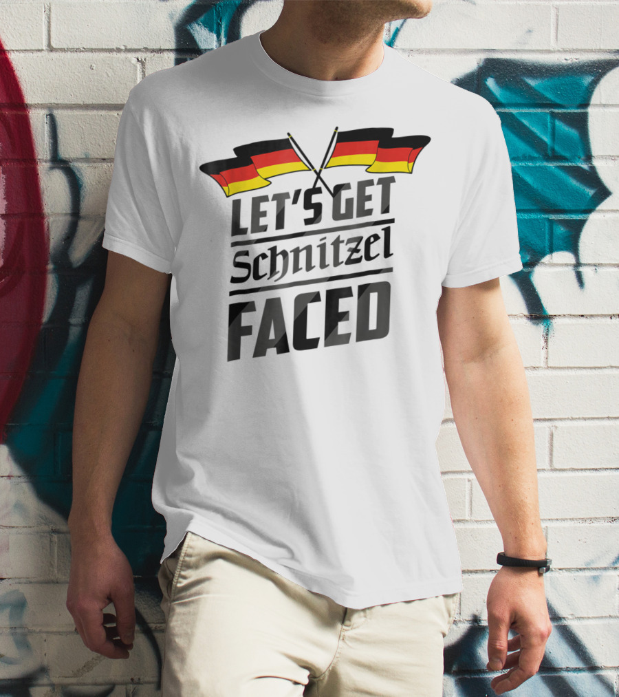 Let's Get Schnitzel Faced Oktoberfest Outfit Ideas Female Mens Girl T-Shirt