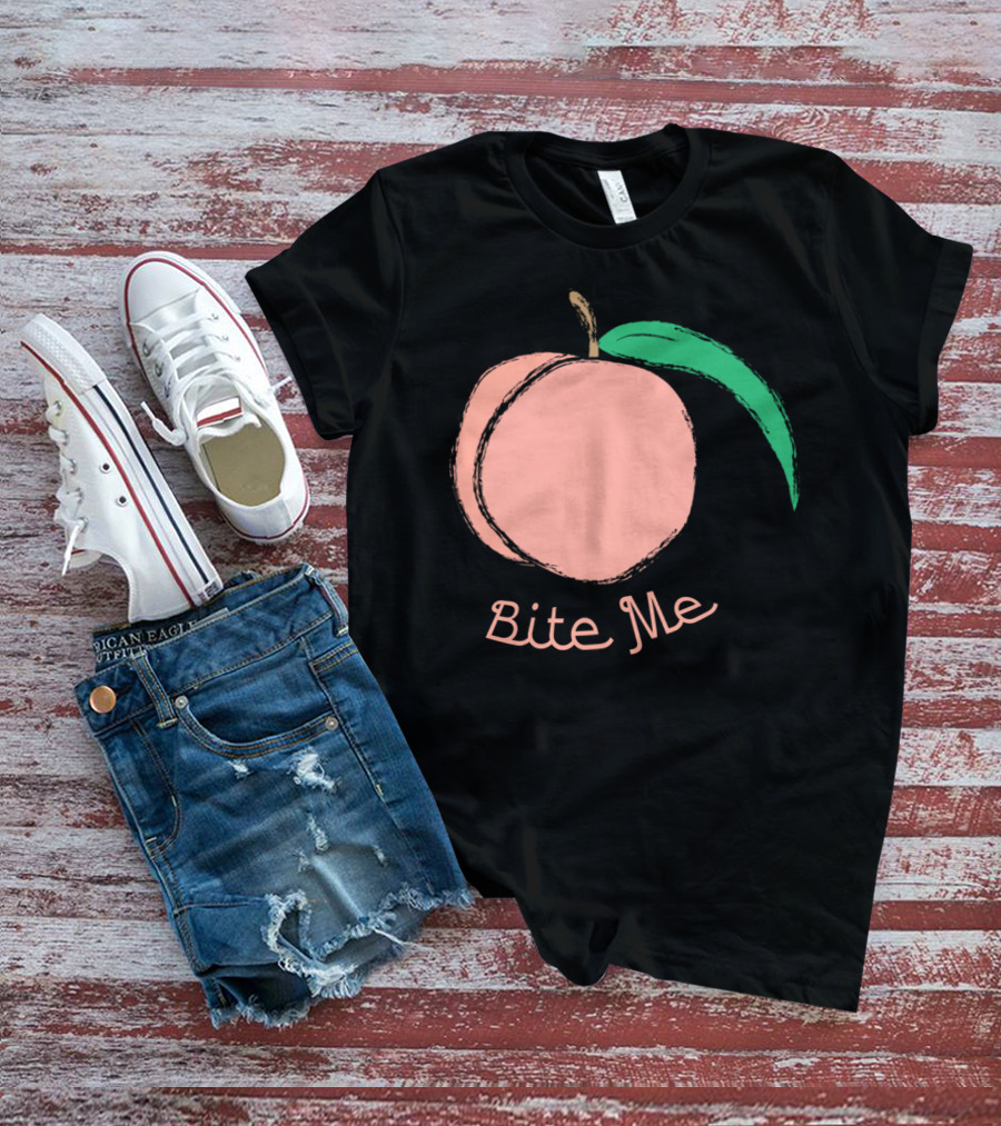 Peach Bite Me T-Shirt