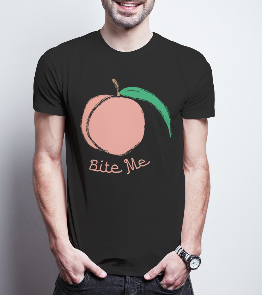 Peach Bite Me T-Shirt