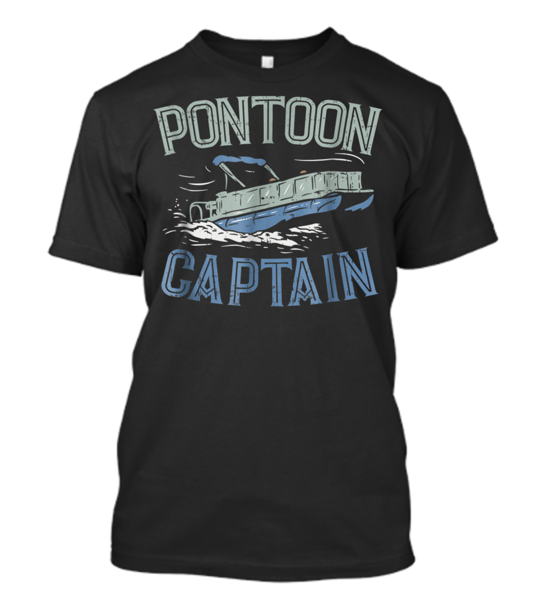 Pontoon Boat Captain Vintage Nautical Adventure T-Shirt
