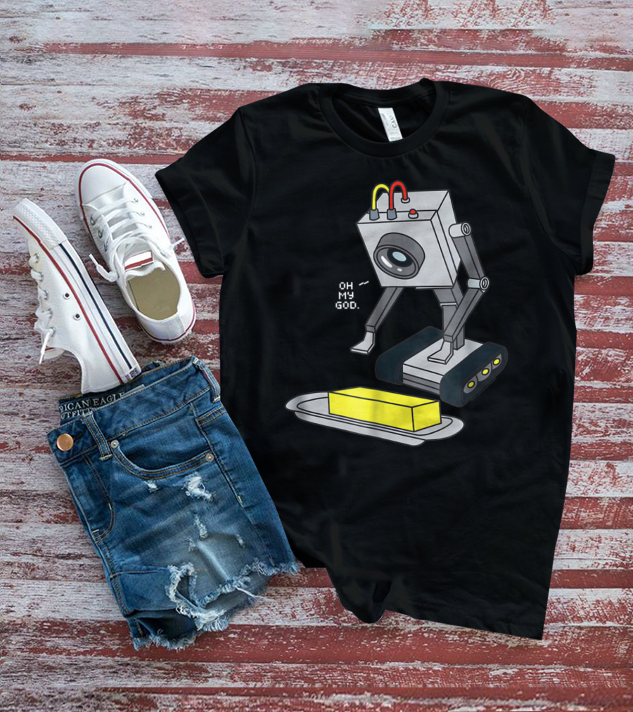 Rick And Morty Pass The Butter Oh My God Robot Scene T-Shirt