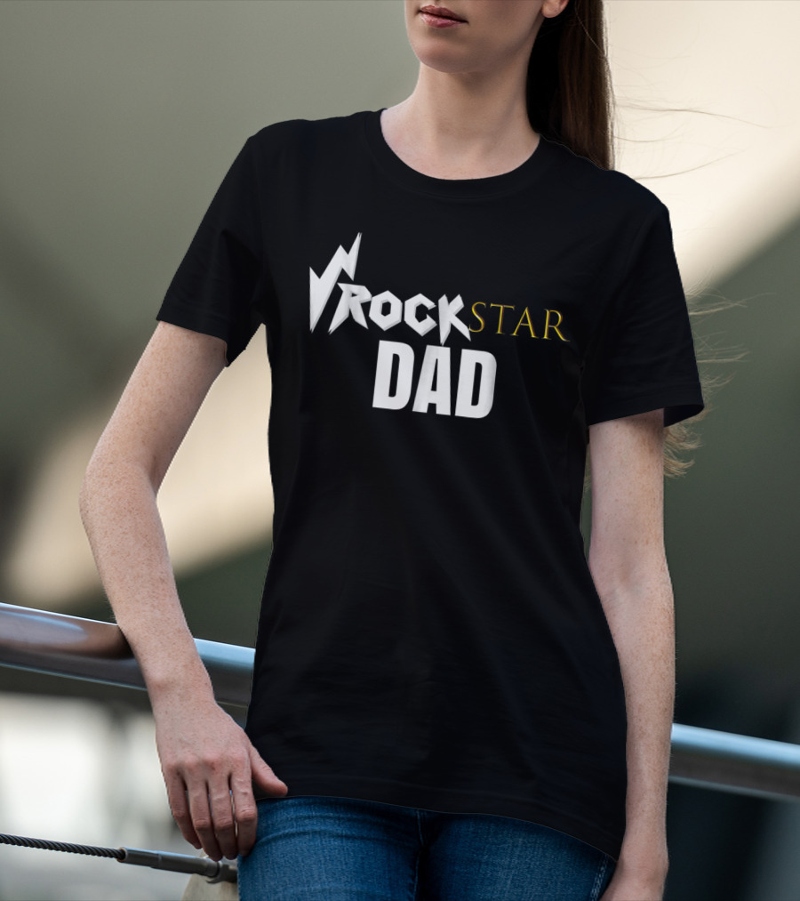 Rockstar Dad Birthday Party T-Shirt