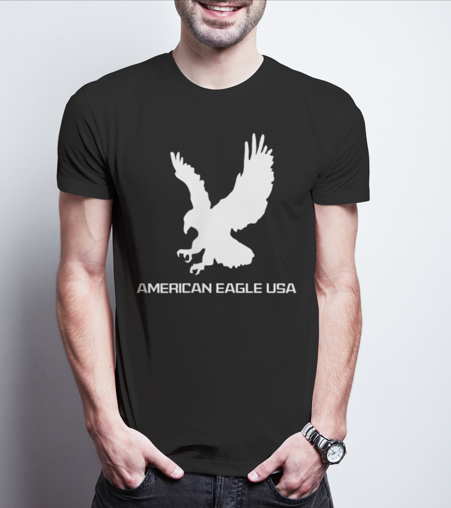American Eagle USA Iconic Emblem T-Shirt