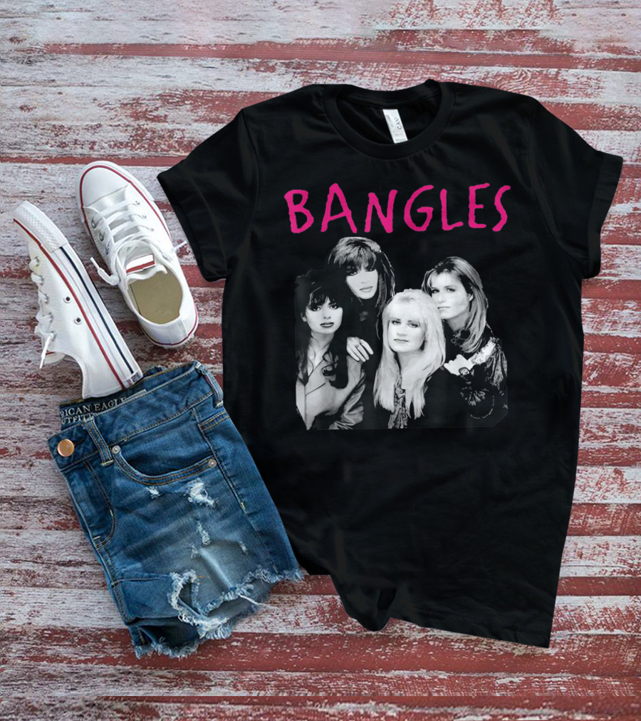 Bangles Band Iconic Pop Rock Group Members T-Shirt
