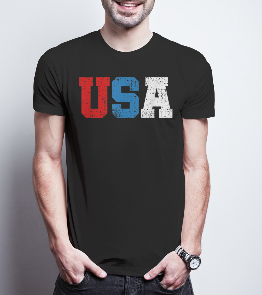 USA Fourth Of July America Unite Independence Day T-Shirt