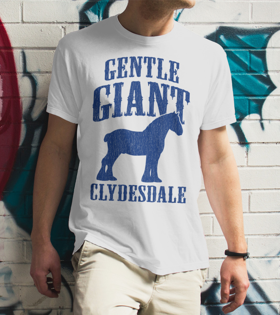 Gentle Giant Clydesdale Draft Horse T-Shirt