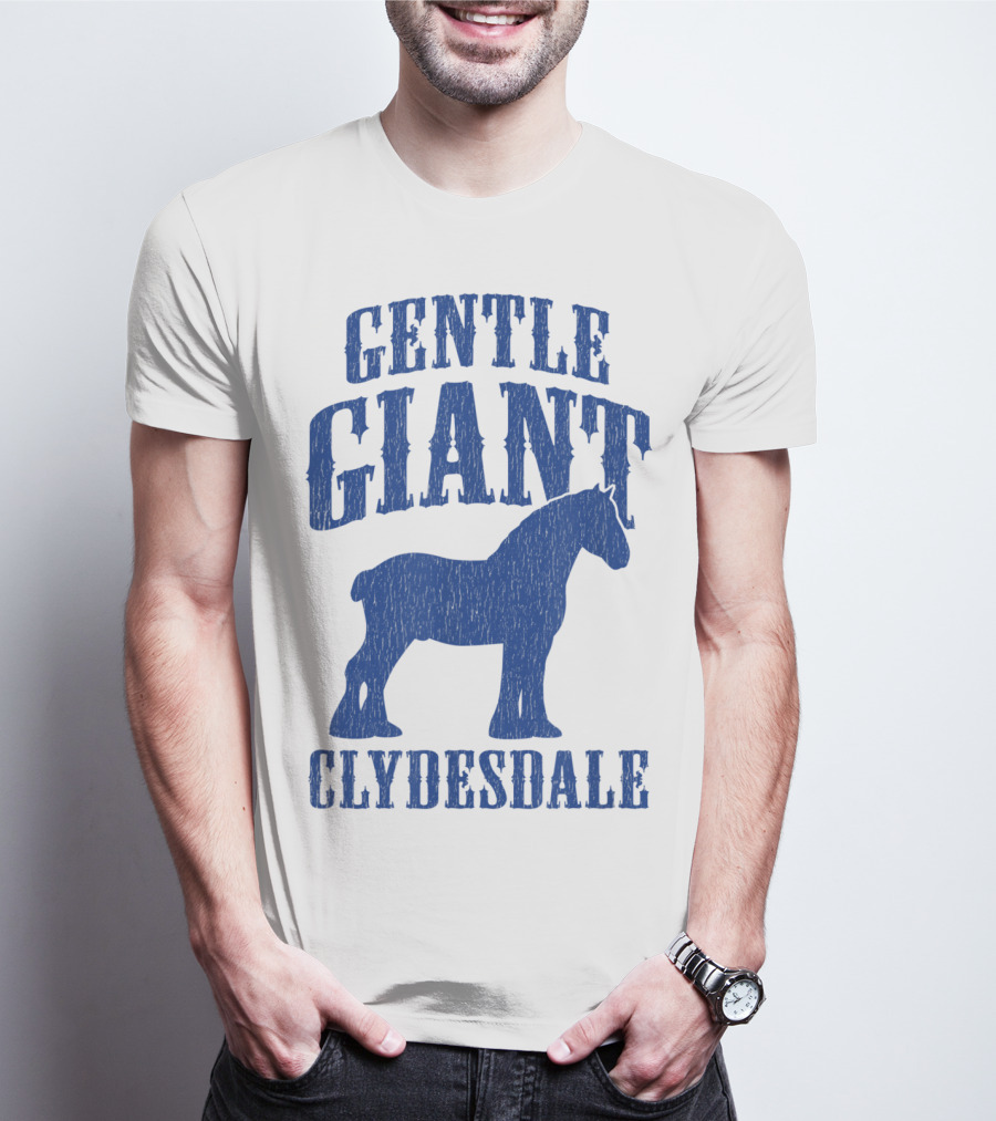 Gentle Giant Clydesdale Draft Horse T-Shirt