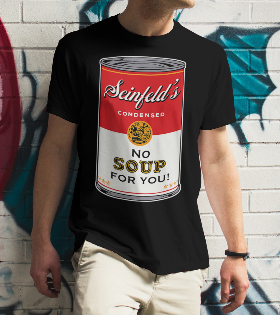 Seinfeld's Condensed No Soup For You Comedy T-Shirt