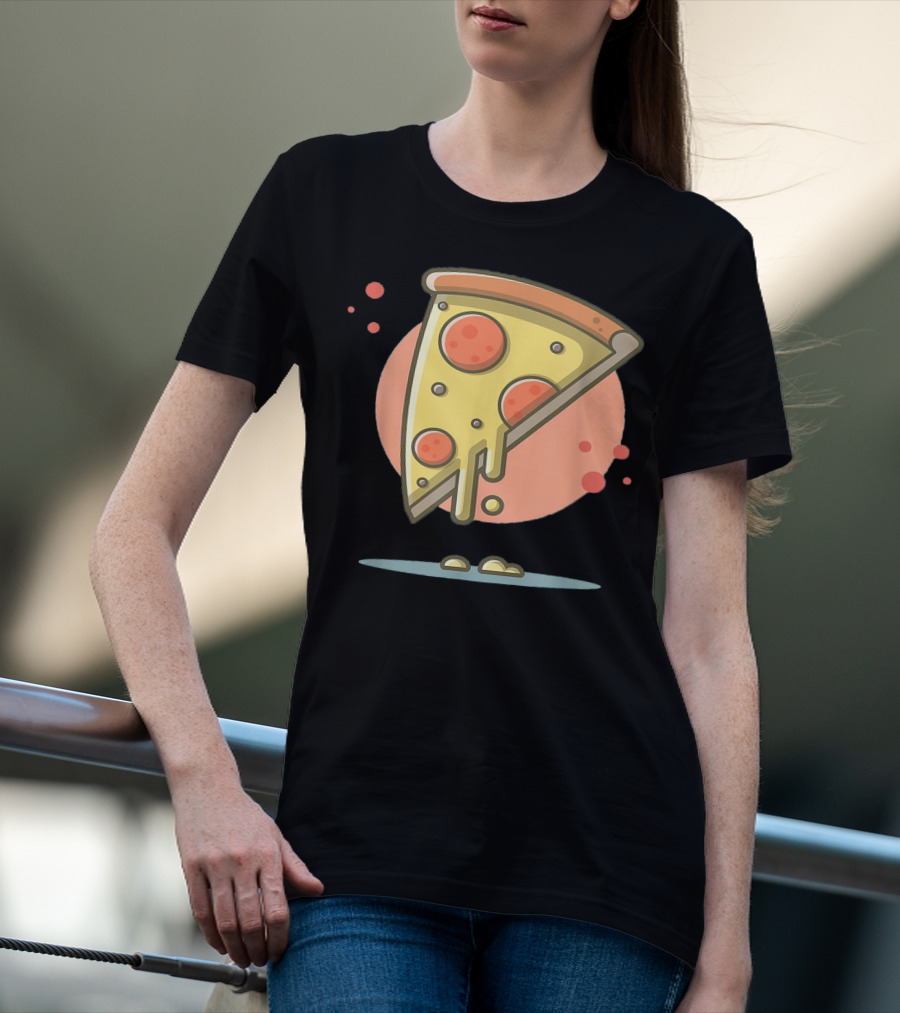 Classic Vintage Pizza Lover Funny Slice T-Shirt