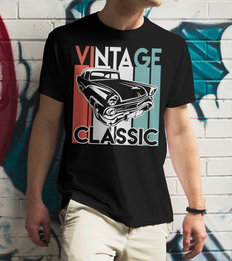 Vintage Classic Old Car T-Shirt