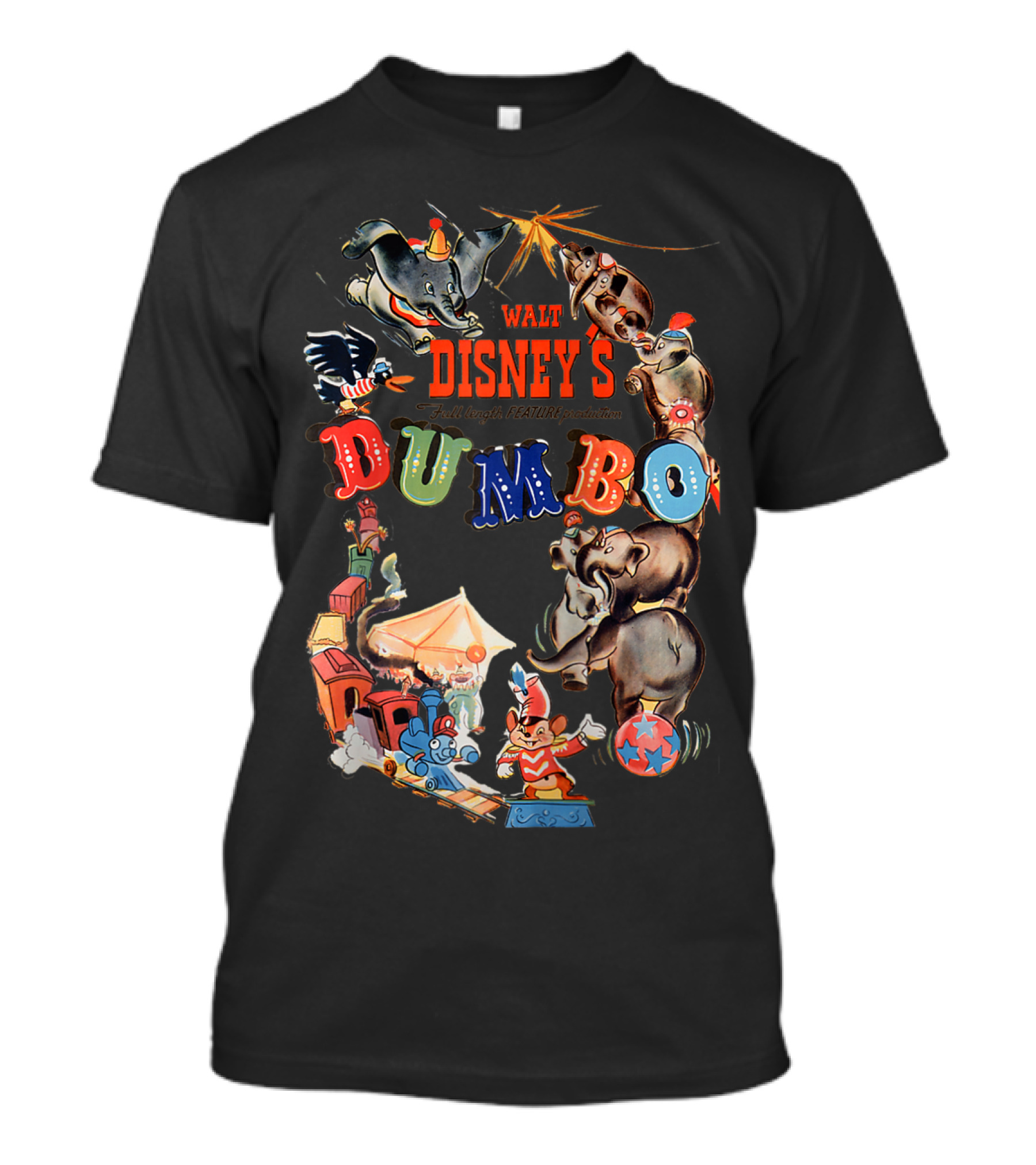 Walt Disney's Dumbo Classic Characters Circus T-Shirt