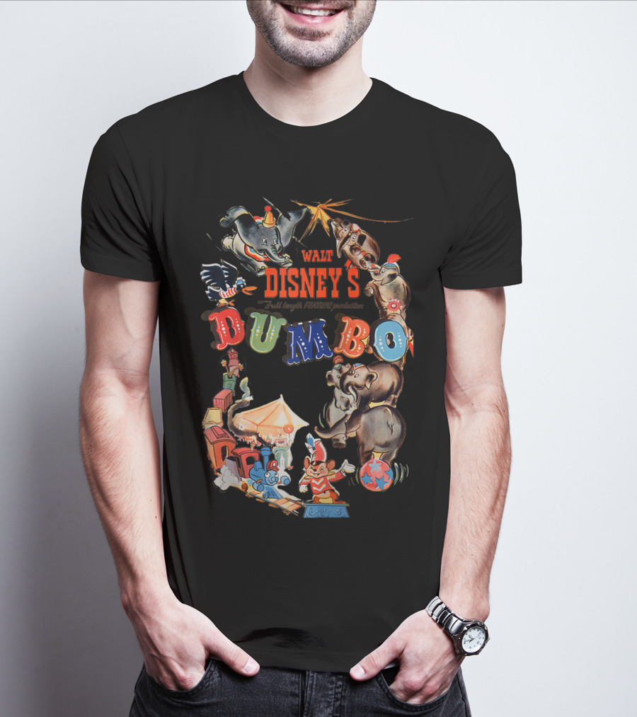 Walt Disney's Dumbo Classic Characters Circus T-Shirt