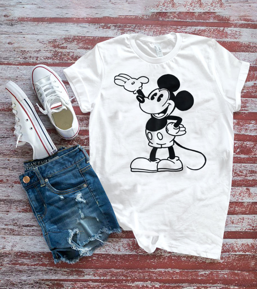 Disney Mickey Mouse Classic Vintage Retro Character T-Shirt