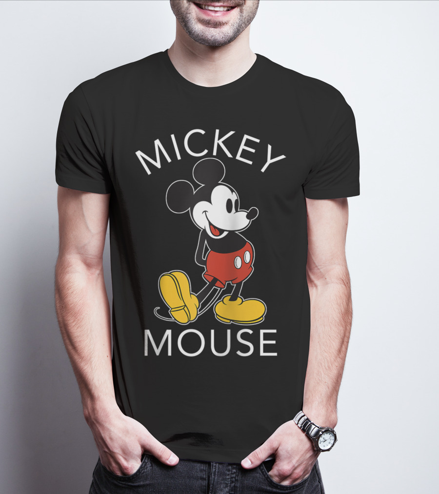 Mickey Mouse Disney Classic Red Shorts Yellow Shoes T-Shirt