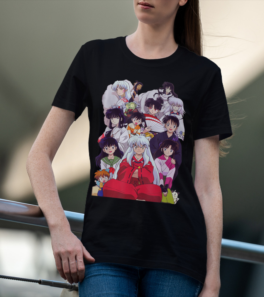 Inuyasha Characters Compilation Japanese Anime Series T-Shirt