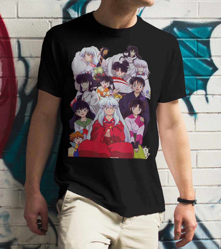 Inuyasha Characters Compilation Japanese Anime Series T-Shirt