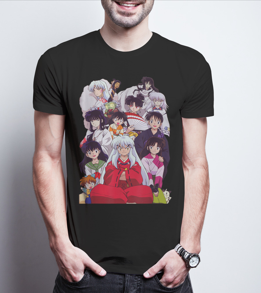 Inuyasha Characters Compilation Japanese Anime Series T-Shirt
