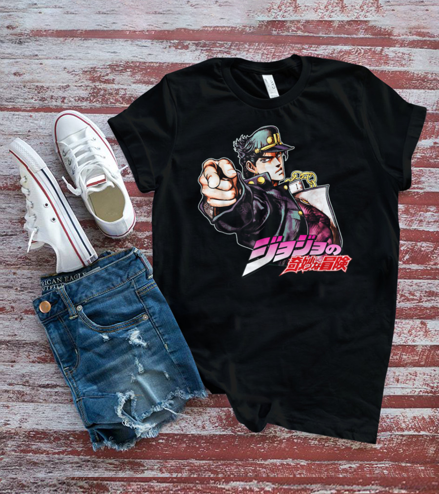 JoJo's Bizarre Adventure Classics Jotaro Kujo Manga T-Shirt