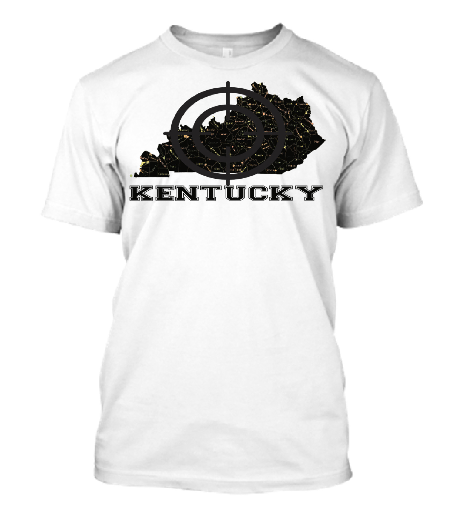 Kentucky Maps Classic Vintage Kentucky T-Shirt