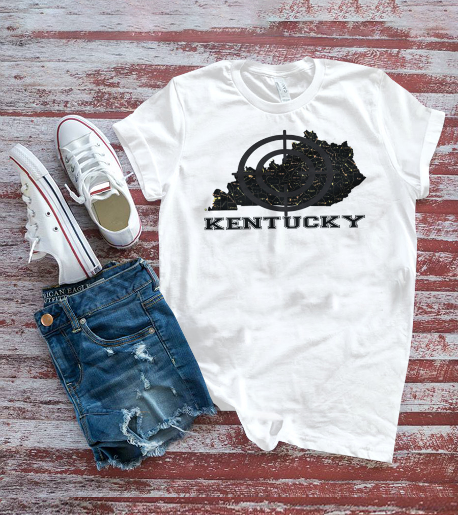 Kentucky Maps Classic Vintage Kentucky T-Shirt