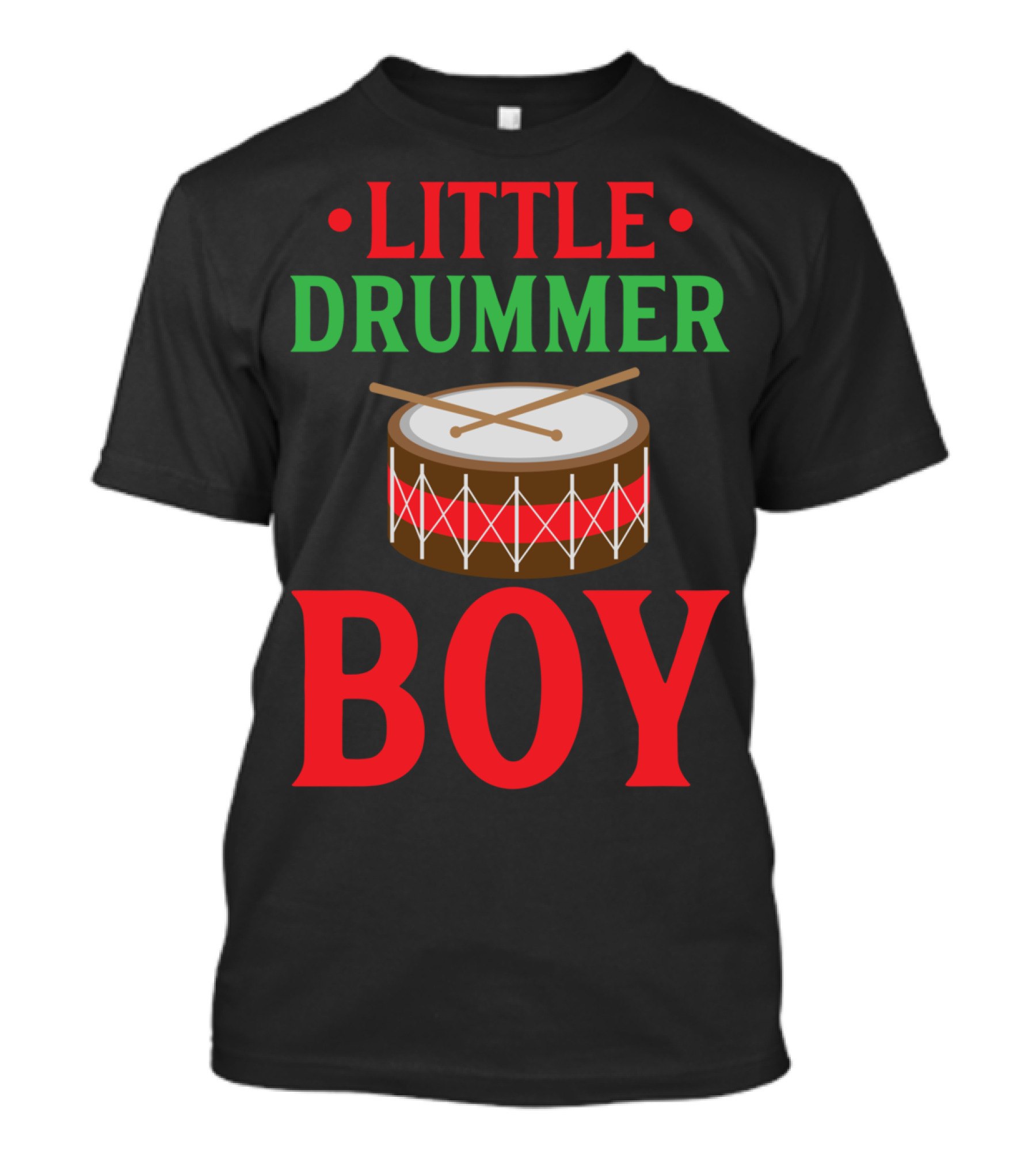 Little Drummer Boy Classic Christmas Drum T-Shirt