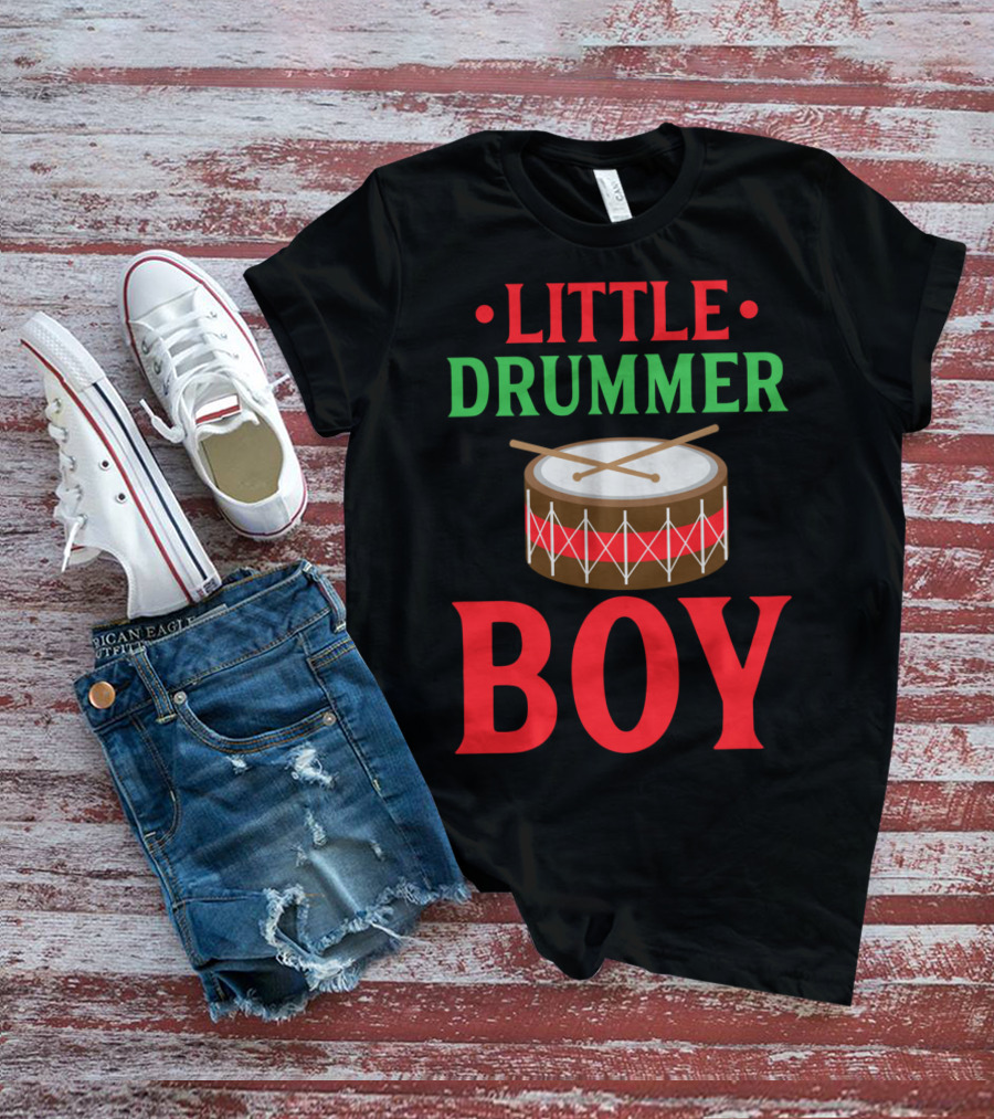 Little Drummer Boy Classic Christmas Drum T-Shirt