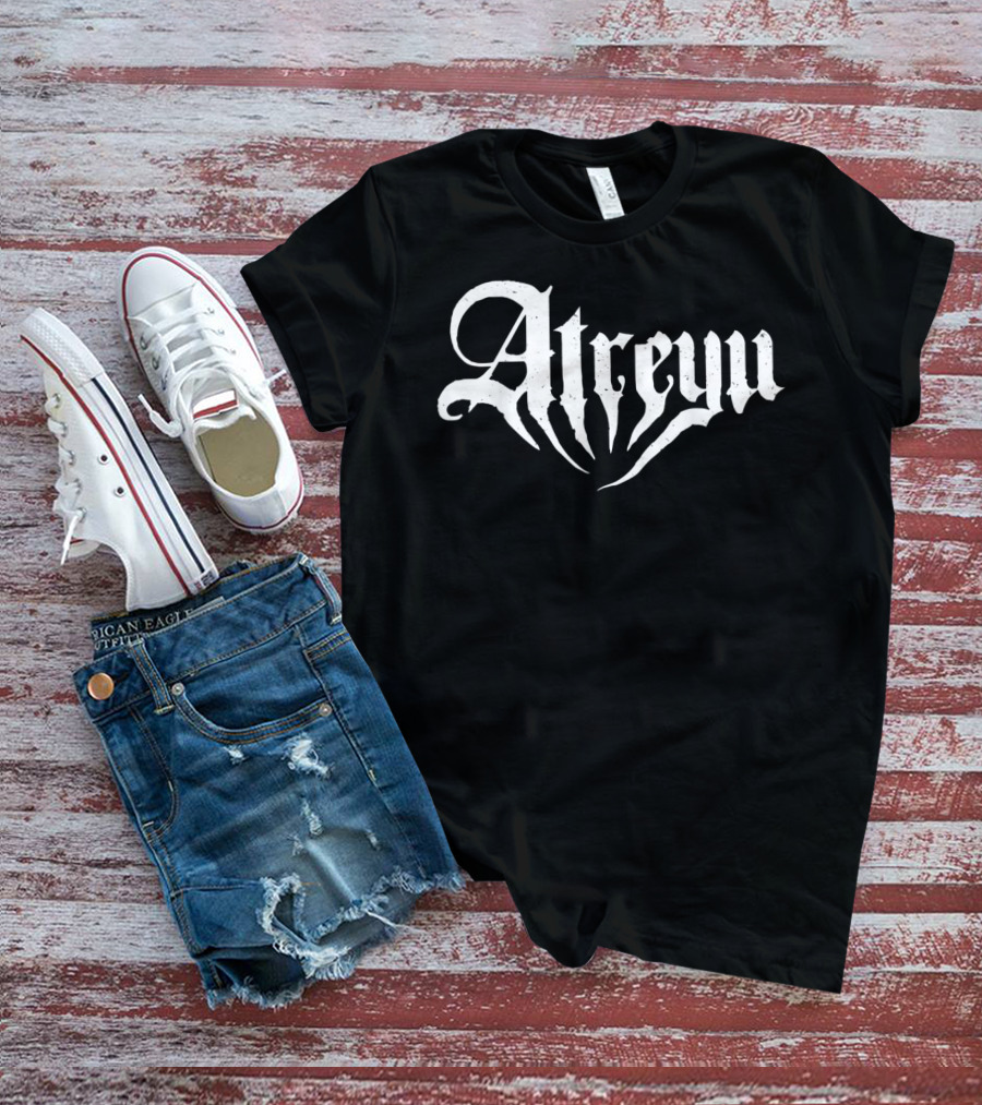 Atreyu Band Logo Gothic T-Shirt