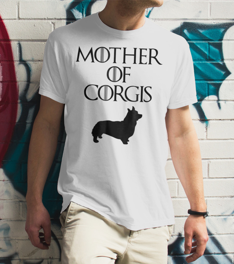 Game Of Thrones Inspired Cute Unique Black Mother Of Corgis E010620 T-Shirt