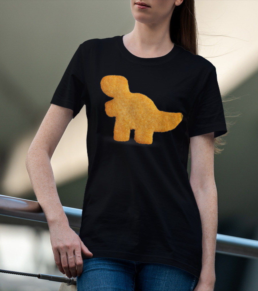 Dino T-Rex Chicken Nugget Funny Dinosaur T-Shirt
