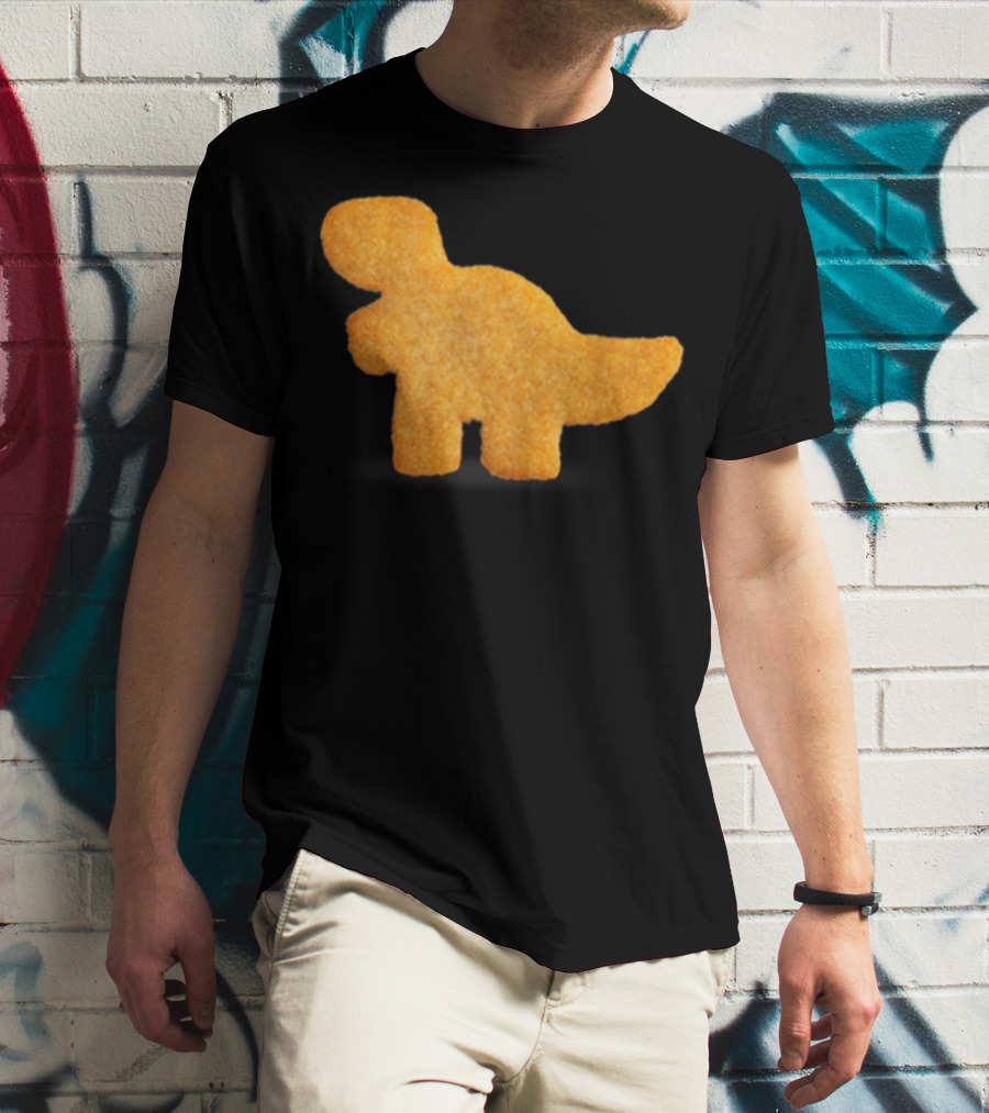 Dino T-Rex Chicken Nugget Funny Dinosaur T-Shirt