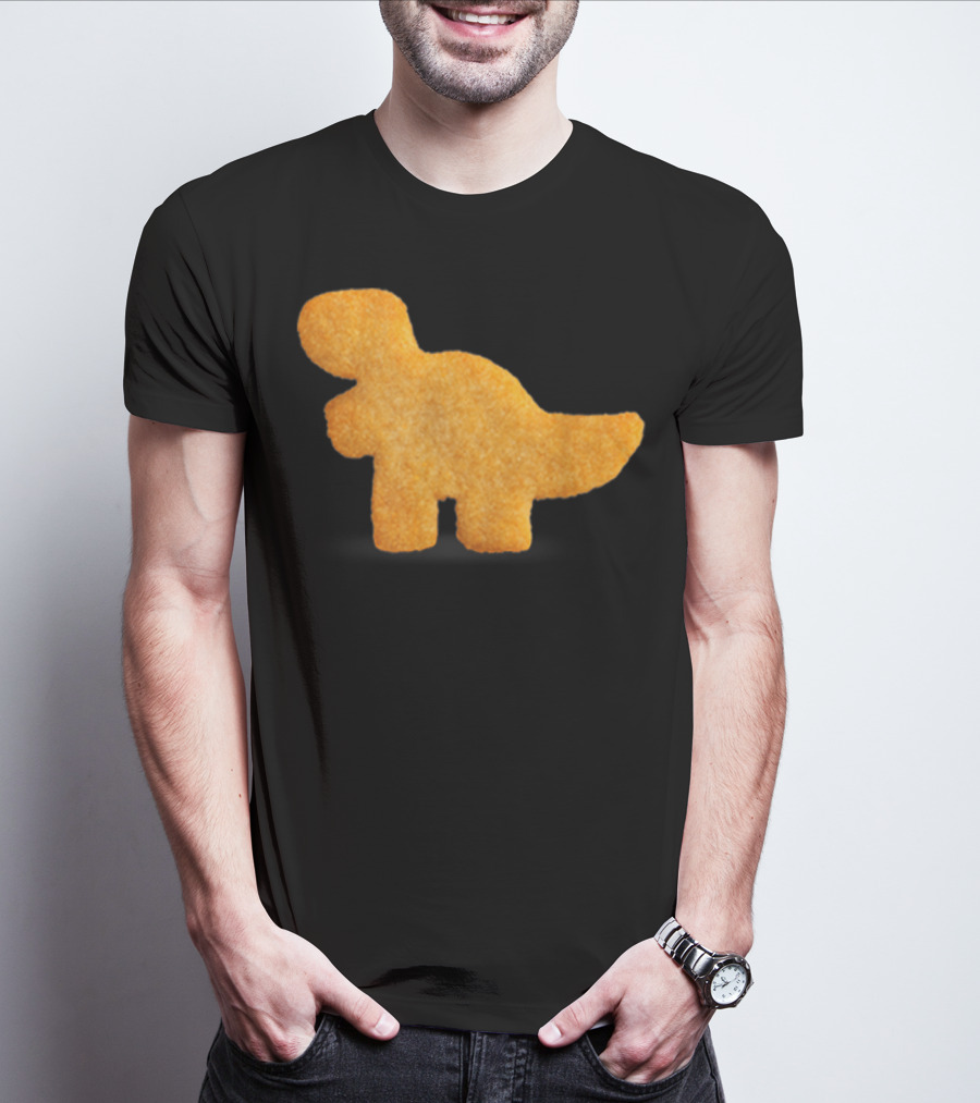 Dino T-Rex Chicken Nugget Funny Dinosaur T-Shirt